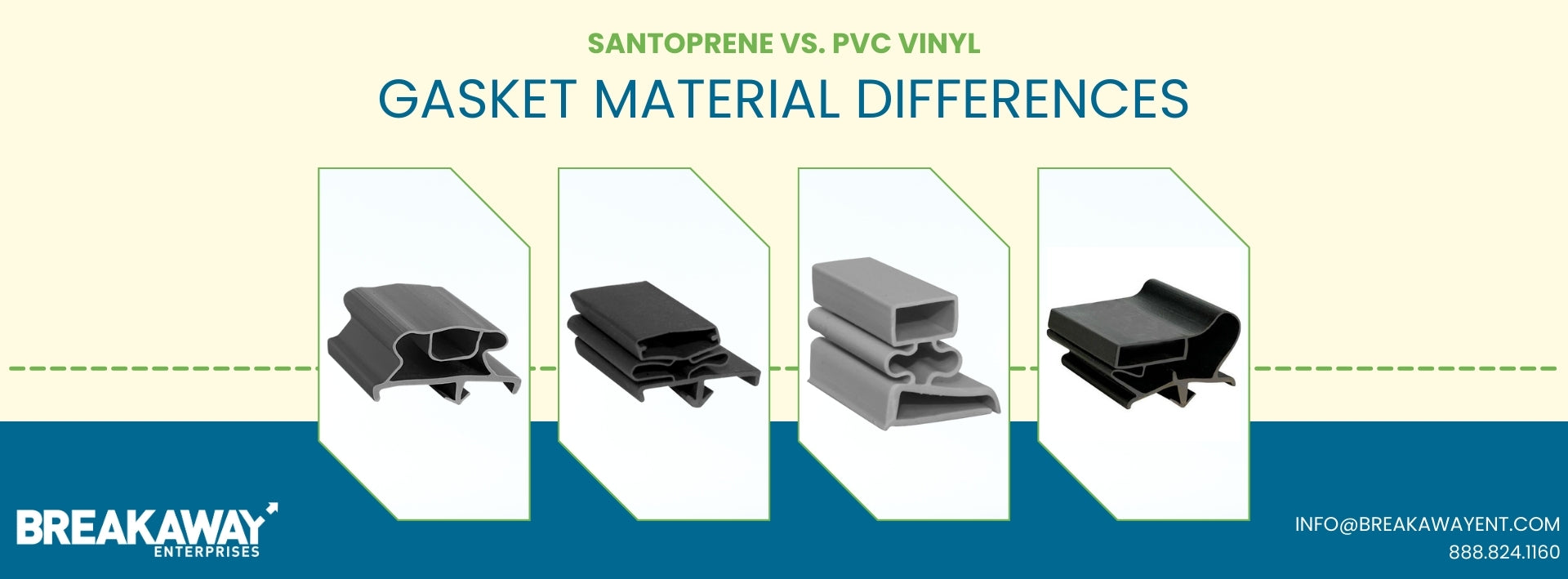 Santoprene vs. PVC Gaskets: Material Differences & Best-Use Applications for Commercial Refrigeration