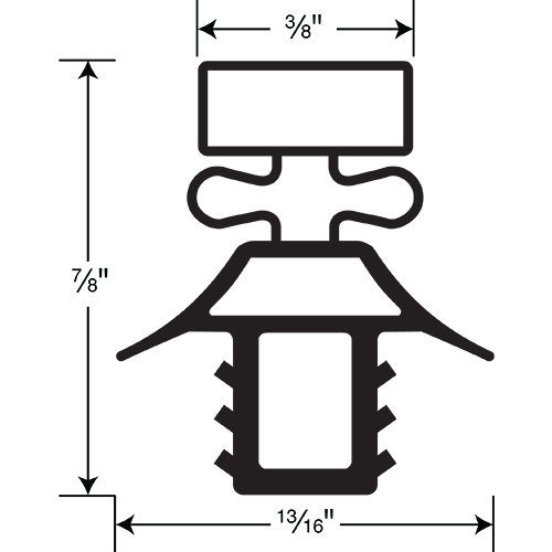 Traulsen Gasket 4-Sided 21-3/16 x 59-3/16 OD